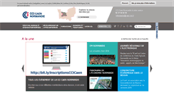 Desktop Screenshot of caen.cci.fr