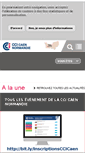 Mobile Screenshot of caen.cci.fr