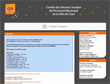 Tablet Screenshot of cos.caen.fr